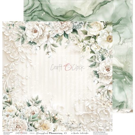 Craft O'Clock Scrapbook papírkészlet 12" (30 cm) Cherished Memories Paper Collection Set (6 ív)