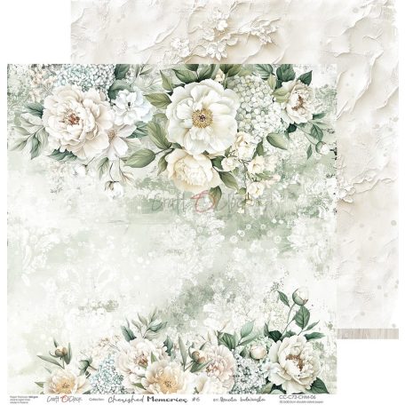 Craft O'Clock Scrapbook papírkészlet 12" (30 cm) Cherished Memories Paper Collection Set (6 ív)