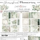 Craft O'Clock Scrapbook papírkészlet 8" (20 cm) Cherished Memories Mix Paper Set (24 ív)