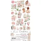 Craft O'Clock Kivágóív Rose Emotions Mix Extras to Cut Set (18 ív)