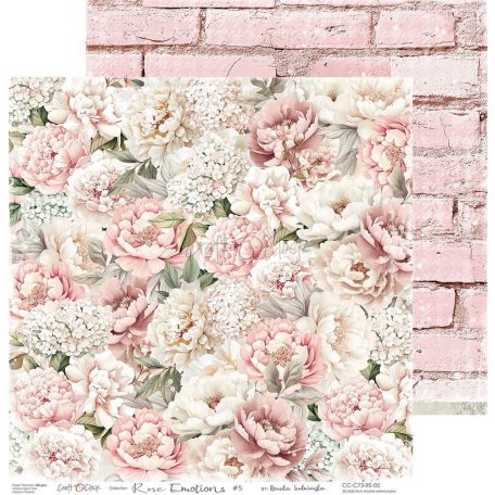 Craft O'Clock Scrapbook papírkészlet 12" (30 cm) Rose Emotions Paper Collection Set (6 ív)