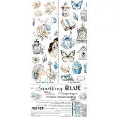   Craft O'Clock Kivágóív Something Blue Mix Extras to Cut Set (18 ív)