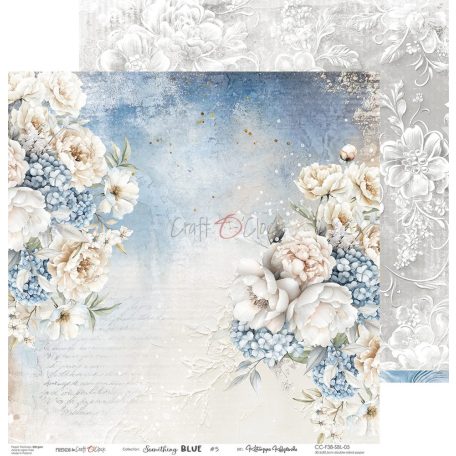 Craft O'Clock Scrapbook papírkészlet 12" (30 cm) Something Blue Paper Collection Set (6 ív)