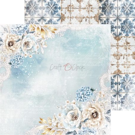 Craft O'Clock Scrapbook papírkészlet 8" (20 cm) Something Blue Mix Paper Set (24 ív)