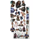 Alchemy of Art Kivágóív 6"x12" (15cm x 30 cm) Adventure Men Extras to Cut Set (1 csomag)