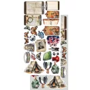 Alchemy of Art Kivágóív 6"x12" (15cm x 30 cm) Adventure Men Extras to Cut Set (1 csomag)