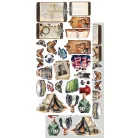 Alchemy of Art Kivágóív 6"x12" (15cm x 30 cm) Adventure Men Extras to Cut Set (1 csomag)