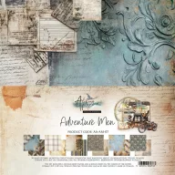   Alchemy of Art Papírkészlet 12" (30 cm) Adventure Men Paper Collection Set (6 lap)