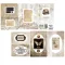 Alchemy of Art Kivágóív 6"X12" (15x30 cm) Natural Beauty Frames Double-sided paper (1 ív)