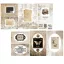 Alchemy of Art Kivágóív 6"X12" (15x30 cm) Natural Beauty Frames Double-sided paper (1 ív)
