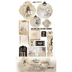   Alchemy of Art Kivágóív 6"x12" (15cm x 30 cm) Natural Beauty Extras to Cut Set (1 csomag)