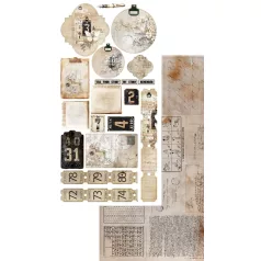   Alchemy of Art Kivágóív 6"x12" (15cm x 30 cm) Natural Beauty Extras to Cut Set (1 csomag)