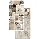 Alchemy of Art Kivágóív 6"x12" (15cm x 30 cm) Natural Beauty Extras to Cut Set (1 csomag)