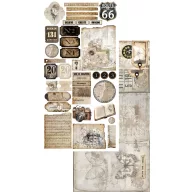   Alchemy of Art Kivágóív 6"x12" (15cm x 30 cm) Natural Beauty Extras to Cut Set (1 csomag)