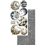   Alchemy of Art Kivágóív 6"x12" (15cm x 30 cm) Natural Beauty Extras to Cut Set (1 csomag)