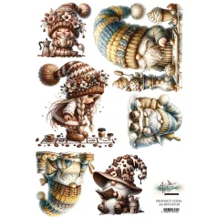   Alchemy of Art Rízspapír A4 - Recipe for Happiness - 3 - Rice Paper (1 ív)