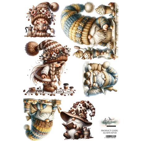 Alchemy of Art Rízspapír A4 - Recipe for Happiness - 3 - Rice Paper (1 ív)