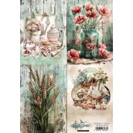   Alchemy of Art Rizspapír A4 - Recipe for Happiness - 1 - Rice Paper (1 ív)