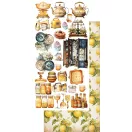 Alchemy of Art Kivágóív 6"x12" (15cm x 30 cm) Recipe for Happiness Extras to Cut Set (1 csomag)