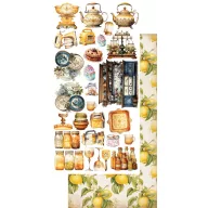   Alchemy of Art Kivágóív 6"x12" (15cm x 30 cm) Recipe for Happiness Extras to Cut Set (1 csomag)