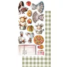 Alchemy of Art Kivágóív 6"x12" (15cm x 30 cm) Recipe for Happiness Extras to Cut Set (1 csomag)