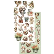   Alchemy of Art Kivágóív 6"X12" (15x30 cm) Natural Beauty Easter  Double-sided paper (6 ív)