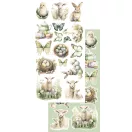 Alchemy of Art Kivágóív 6"X12" (15x30 cm) Natural Beauty Easter  Double-sided paper (6 ív)