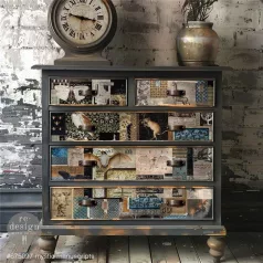   Redesign with Prima Mystic Manuscripts Decoupage papír 19"X30" Decoupage Fiber Pack (3 ív)