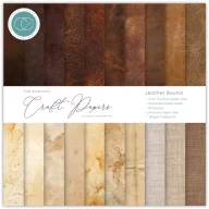   Craft Consortium Leather Bound Scrapbook papírkészlet Essential Craft Papers 6" (15 cm) 40 lap
