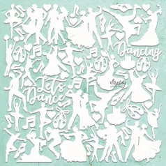   Mintay Papers Chippies Decor Chipboard Dance 12" (30 cm) 1 ív