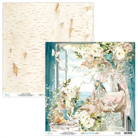 Mintay Papers Winged Melodies Scrapbook papírkészlet  Collection Set 12" (30 cm) 12 lap