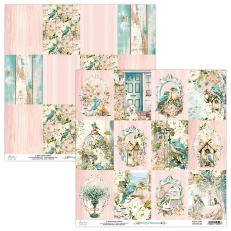 Mintay Papers Winged Melodies Scrapbook papírkészlet  Collection Set 12" (30 cm) 12 lap