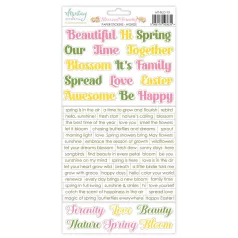  Mintay Papers Blossom Serenity Matrica Paper Stickers Words  1 csomag