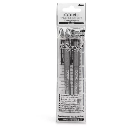 COPIC Multiliner Kalligráfia készlet - Fekete (2 db)