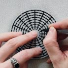 AladinE Stencil pontfestéshez  - 10/20/30 cm - Dot painting (3 db)