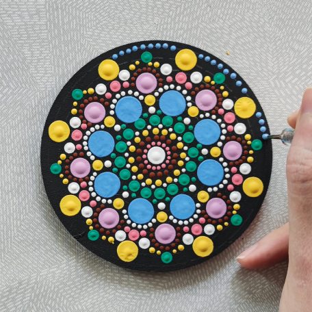 AladinE Stencil pontfestéshez  - 10/20/30 cm - Dot painting (3 db)