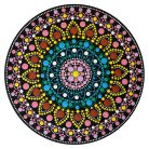 AladinE Mandala pontozó készlet 30 cm - 3 - Dot painting (1 db)