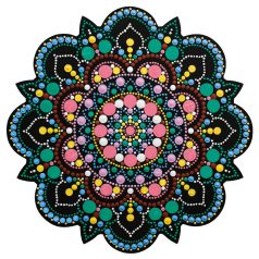   AladinE Mandala pontozó készlet 30 cm - 1 - Dot painting (1 db)
