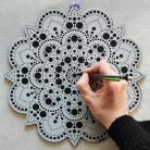 AladinE Mandala pontozó készlet 30 cm - 1 - Dot painting (1 db)