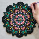 AladinE Mandala pontozó készlet 30 cm - 1 - Dot painting (1 db)
