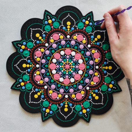 AladinE Mandala pontozó készlet 30 cm - 1 - Dot painting (1 db)