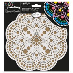  AladinE Mandala pontozó készlet 20 cm - 4 - Dot painting (1 db)