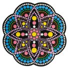 AladinE Mandala pontozó készlet 20 cm - 4 - Dot painting (1 db)