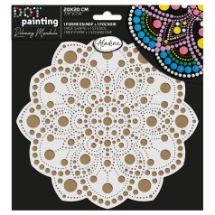   AladinE Mandala pontozó készlet 20 cm - 2 - Dot painting (1 db)