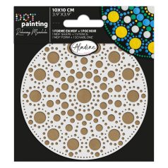   AladinE Mandala pontozó készlet 10 cm - 4 - Dot painting (1 db)