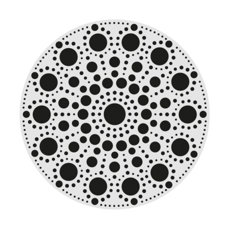 AladinE Mandala pontozó készlet 10 cm - 4 - Dot painting (1 db)