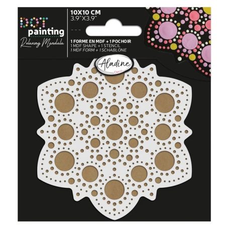AladinE Mandala pontozó készlet 10 cm - 3 - Dot painting (1 db)