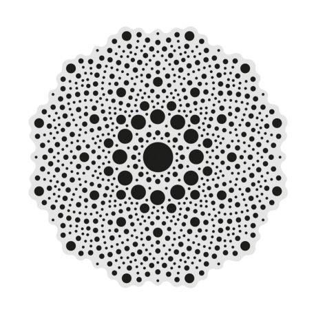 AladinE Mandala pontozó készlet 10 cm - 2 - Dot painting (1 db)