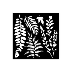   Stamperia Best Sellers Vastag stencil 12x12cm Leaves Thick Stencil  (1 db)