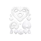 Stamperia Best Sellers Szilikon öntőforma A5 Hearts Silicon Mould (1 db)